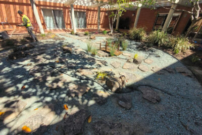 Carondelet High School Meditation Garden - Cagwin & Dorward - Commercial Landscaping - Petaluma, CA